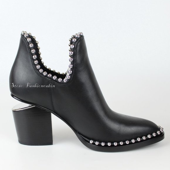 New ALEXANDER WANG Gabi Leather Ankle Boot - Picture 6 of 10